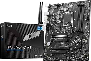 Amazon.com: MSI PRO B760-VC WiFi ProSeries Motherboard (Supports